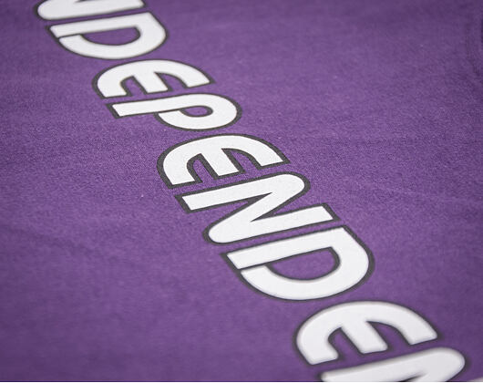 Triko Independent Bar Cross T-Shirt Deep Purple