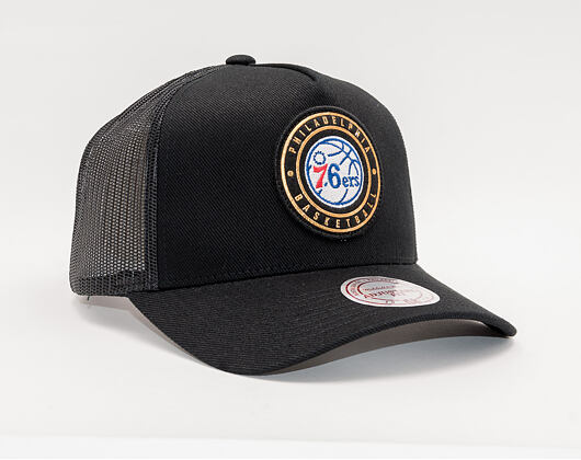 Kšiltovka Mitchell & Ness Philadelphia 76ers 631 Hickory Black Trucker