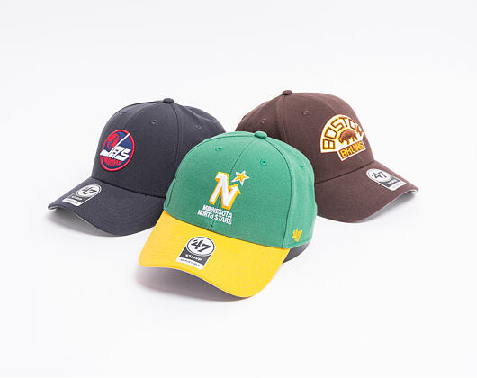 Kšiltovka 47 Brand Minnesota North Stars Vintage MVP Green/Yellow 1967