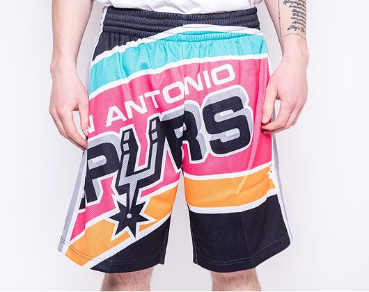 Kraťasy Mitchell & Ness San Antonio Spurs Big Face Shorts