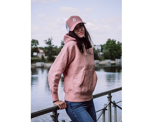 Dámská Kšiltovka New Era  Micro Cord  Detroit Tigers  9FORTY A-FRAME TRUCKER  Pink / Optic White