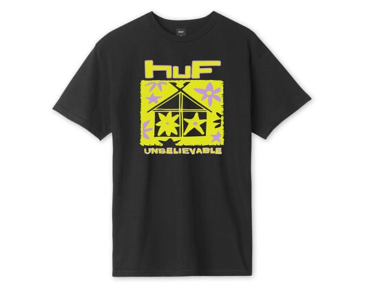 Triko HUF Deep House T-Shirt Black