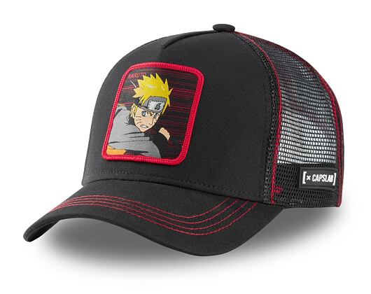 Kšiltovka Capslab Trucker - Naruto - Naruto - Black