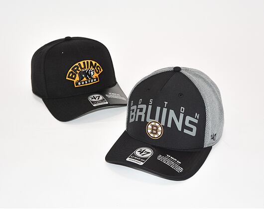 Kšiltovka 47 Brand Boston Bruins Back Field MVP DP Black/Grey