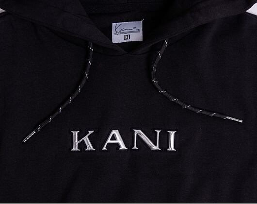 Mikina Karl Kani Retro Hoodie Black - 6092655