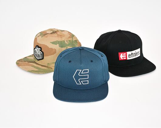 Kšiltovka ETNIES Icon 7 Snapback Hat 501 INDIGO