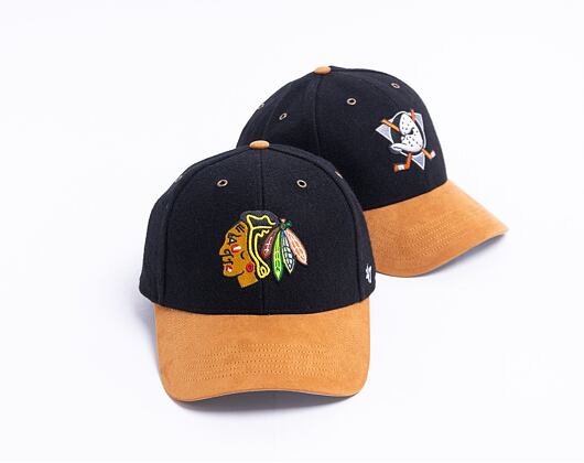 Kšiltovka 47 Brand Chicago Blackhawks Willowbrook MVP Black/Brown