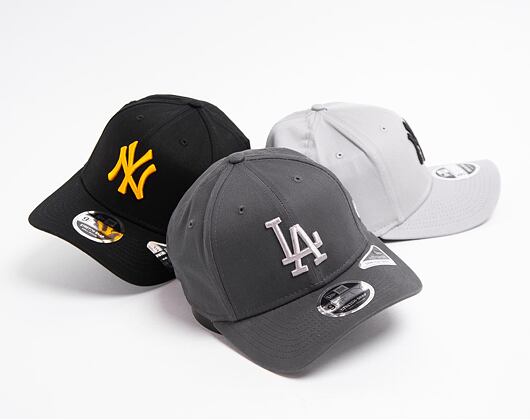 Kšiltovka New Era 9FIFTY Stretch Snap MLB League Essential Los Angeles Dodgers Graphite