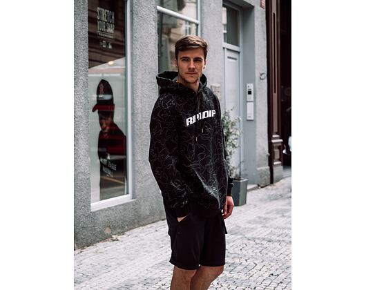 Mikina RIP N DIP Line Camo Hoodie Black