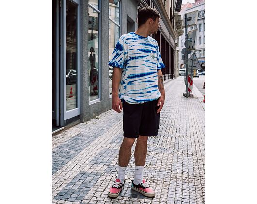 Triko RIP N DIP Hang 10 Tee Blue & White Stripe Dye