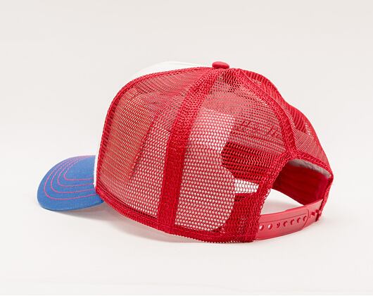 Kšiltovka Stetson Trucker Cap Gasoline White / Red / Blue