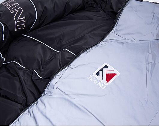Oboustranná Bunda 2v1 Karl Kani Retro Reversible Puffer Jacket Black 6076425