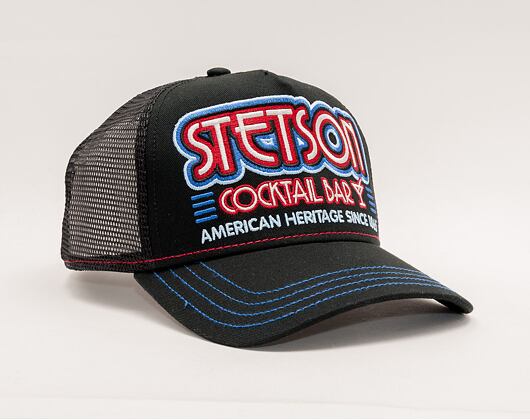 Kšiltovka Stetson Trucker Cap Cocktail Bar 7751173 Black