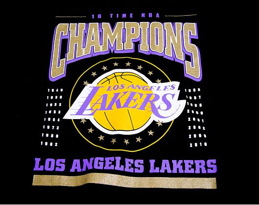 Triko Mitchell & Ness Los Angeles Lakers Champions Tee Black