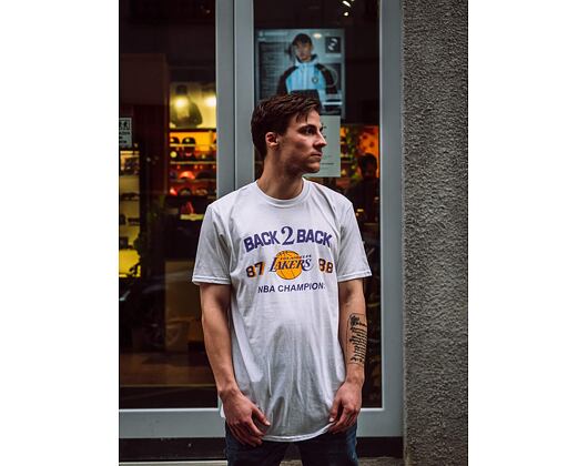 Triko Mitchell & Ness Los Angeles Lakers Champions Back 2 Back White