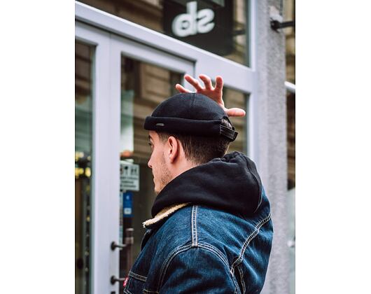 Docker Cap Stetson Cotton Knit Black 8811101