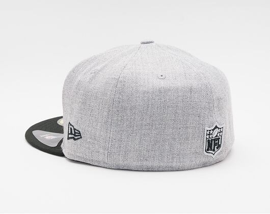 Kšiltovka New Era 59FIFTY NFL Heather Essential Oakland Raiders Fitted Heather Gray
