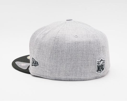 Kšiltovka New Era 59FIFTY NFL Heather Essential Oakland Raiders Fitted Heather Gray