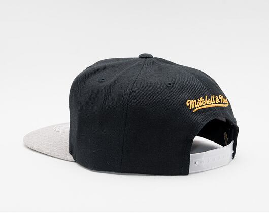 Kšiltovka Mitchell & Ness Los Angeles Lakers Black Heather Reflective Snapback