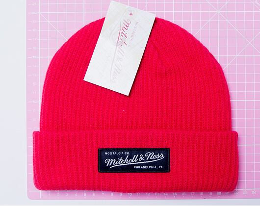 Kulich Mitchell & Ness Box Logo Cuff Knit Red