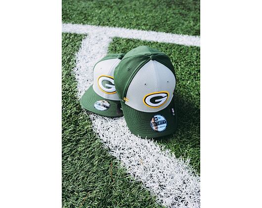 Kšiltovka New Era 39THIRTY NFL20 Sideline Home Green Bay Packers Stretch Fit Team Color
