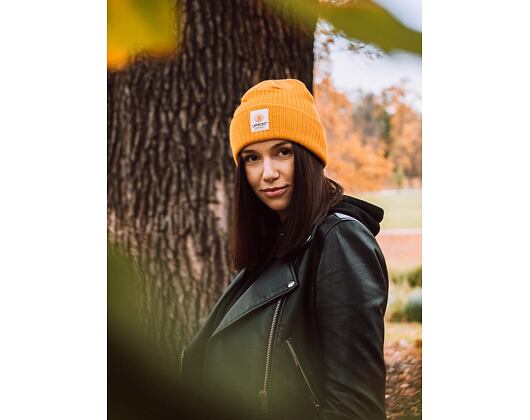 Kulich Upfront Stranded Beanie Yellow
