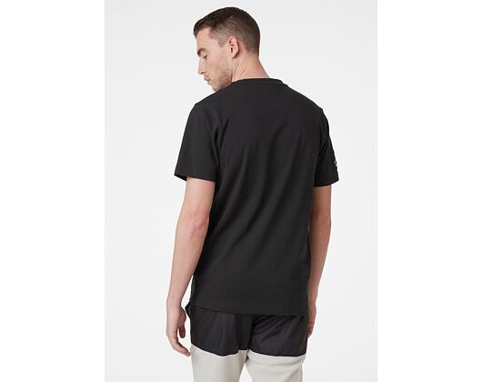 Triko Helly Hansen YU Twin Logo T-Shirt 991 Black