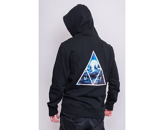 Mikina HUF Lupus Noctem Hoodie Black