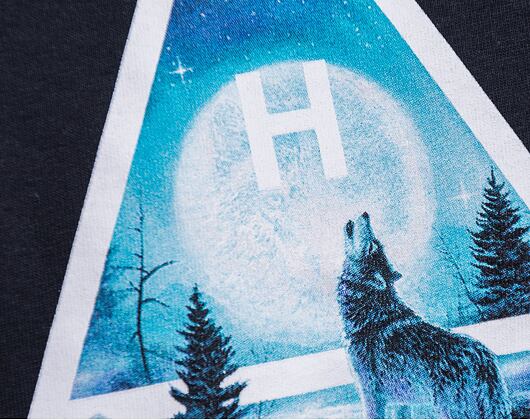 Triko HUF Lupus Noctem T-Shirt Black