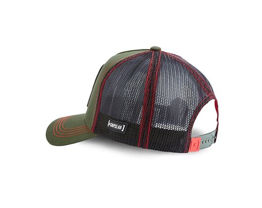 Kšiltovka Capslab Sasuke Uchiha 1 Trucker Green / Black