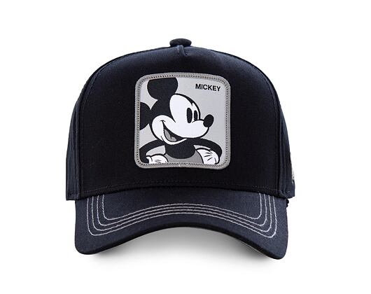 Kšiltovka Capslab Mickey Mouse Monochrome Trucker Black / Grey - MIC3