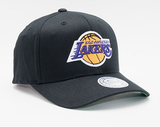 Kšiltovka Mitchell & Ness Los Angeles Lakers 537 Team Logo High Crown Black
