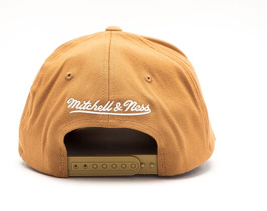 Kšiltovka Mitchell & Ness Pinscript High Crown 110 Wheat Snapback