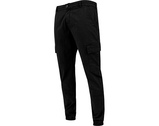 Kalhoty Urban Classic TB1435 Washed Cargo Twill Jogging Pants Black