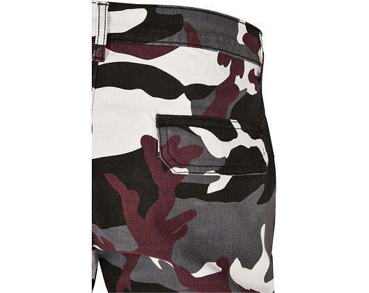 Kalhoty Urban Classic TB3137 Camo Cargo Jogging Pants 2.0 Wine Camo