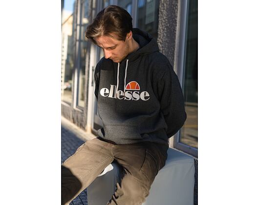 Mikina Ellesse Gottero OH Hoody SHC07407 Dark Grey Marl