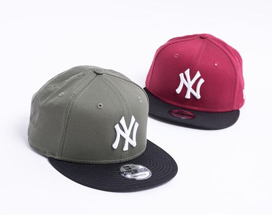 Kšiltovka New Era 9FIFTY Color Block New York Yankees Snapback New Olive / Black