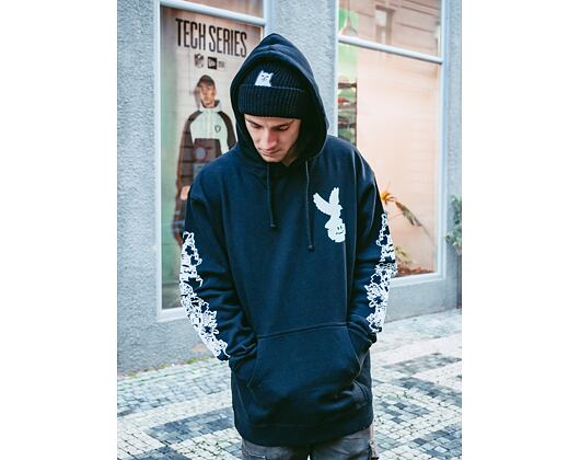 Mikina Pink Dolphin Eagle Hoodie OH12011EAHBL Black