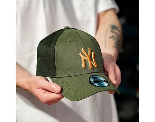 Kšiltovka New Era 9FORTY Multi Pop Panel New York Yankees Strapback New Olive / MLF