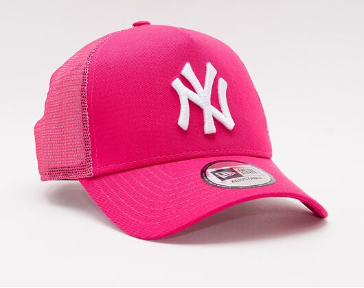 Kšiltovka New Era 9FORTY A-Frame Trucker MLB Tonal Mesh Trucker New York Yankees Snapback Pink