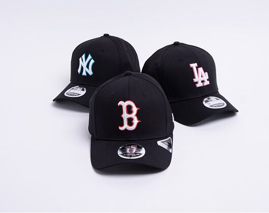 Kšiltovka New Era 9FIFTY Stretch-Snap MLB Neon Pop Outline Boston Red Sox Snapback Black