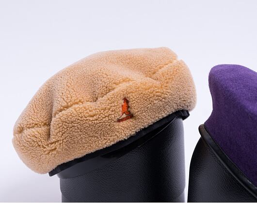Baret Kangol Plush Beret Beige K4380-BG265