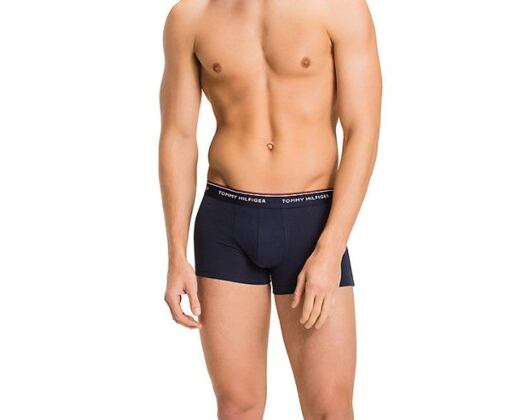 Boxerky Tommy Hilfiger Trunk 3 Pack Premium Essentials Peacoat Navy