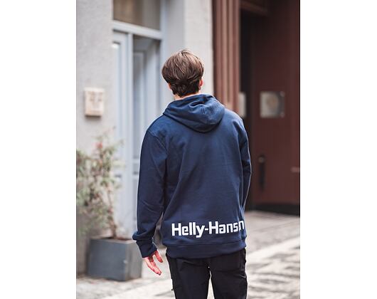 Mikina Helly Hansen YU20 Logo Hoodie Navy