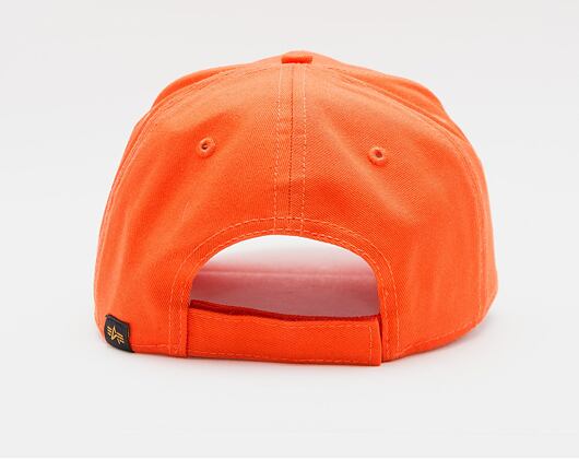 Kšiltovka Alpha Industries VLC Patch Cap 196901 Flame Orange