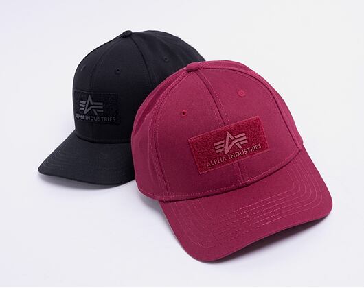 Kšiltovka Alpha Industries VLC Cap 168903 Burgundy