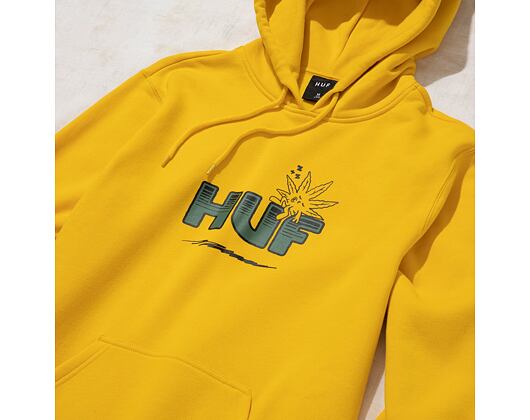 Mikina HUF 4/20 Too High P/O Hoodie Golden