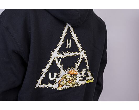 Mikina HUF Street Fighter Blanka TT Hoodie Black
