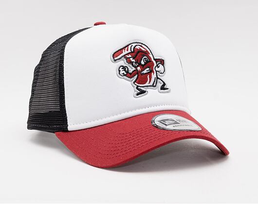 Kšiltovka New Era 9FORTY Trucker MiLB Theme Nights Lehigh Valley Iron Pigs "Bacon" Red