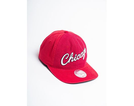 Kšiltovka Mitchell & Ness Chicago Bulls BW18048 City Snapback Red